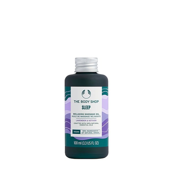 【THE BODY SHOP/ザボディショップ】ウェルネス マッサージオイル ラベンダー&ベチバー 100mL