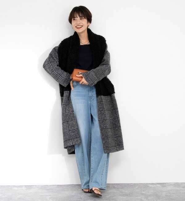 【NOLLEY’S/ノーリーズ】◇【WEB限定】イタリアンエアリーファー付きコート