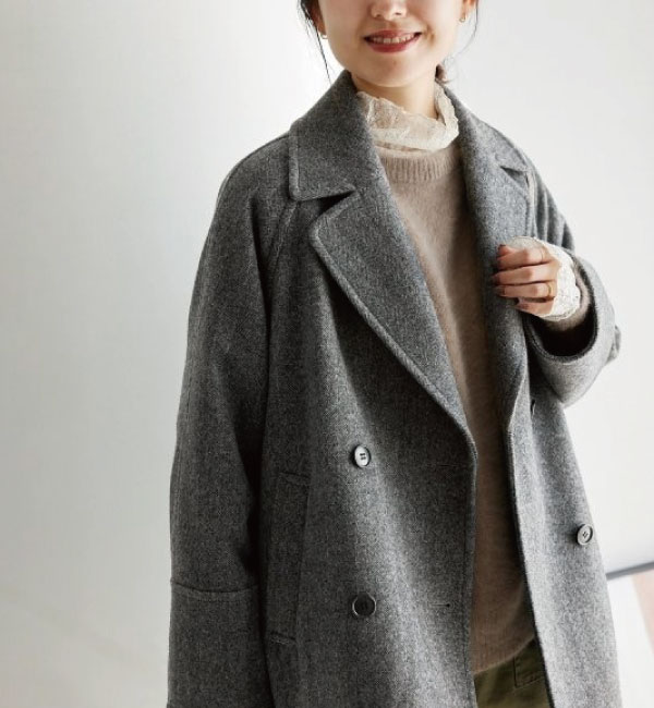 【JOURNAL STANDARD/ジャーナルスタンダード】尾州ウールスーパー100モッサPコート